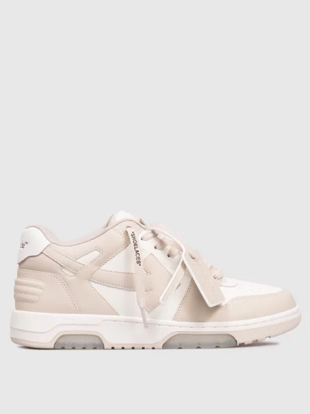 Шкіряні кросівки Out Of Office Off-white бежеві