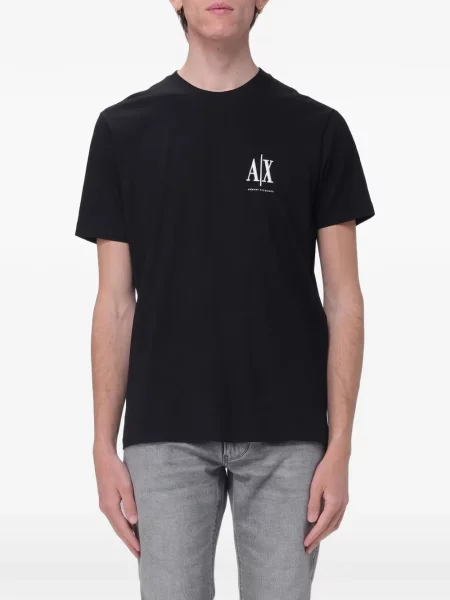 Μπλούζα Armani Exchange με κέντημα μαύρο
