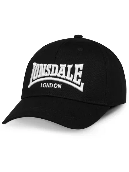 Lonsdale Flixton Шапки та кепки Унісекс чорний