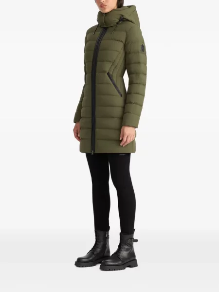Palton Mackage cu glugă verde