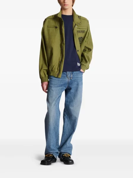 Tricou Balmain cu autograf albastru