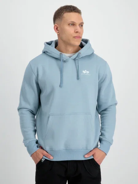 ALPHA INDUSTRIES Majica dimno modra bela