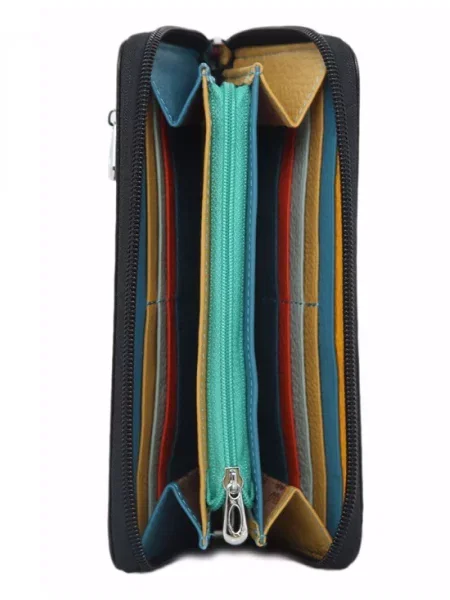 RoyalBag Гаманець Шкіра чорний