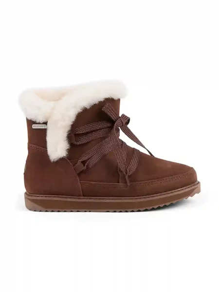 Emu Australia cizme de zăpadă din piele întoarsă Thorsby maro