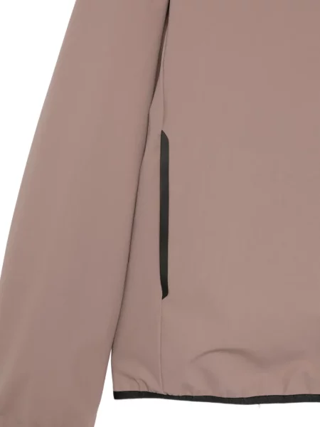 Geacă Moncler cu glugă maro