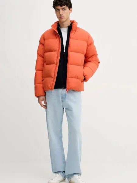 Tommy Hilfiger geacă de puf portocaliu