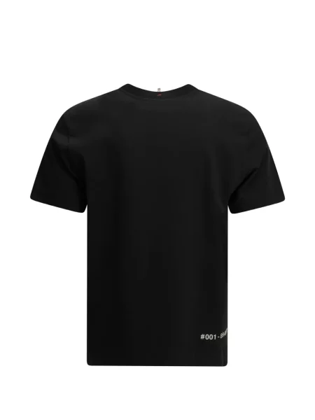 Tricou Moncler Grenoble cu imagine negru