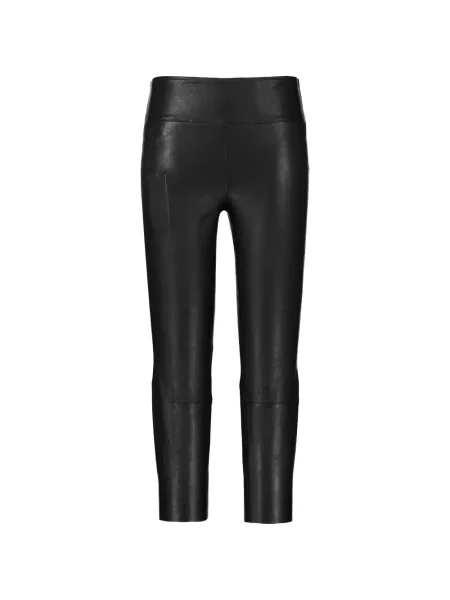 Pantaloni Sprwmn din piele negru