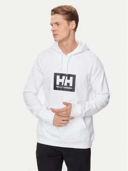 Hanorac cu glugă Helly Hansen alb