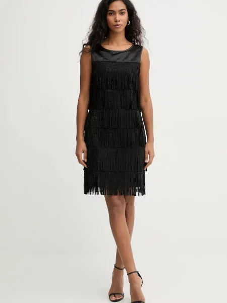 Karl Lagerfeld rochie mini drept negru