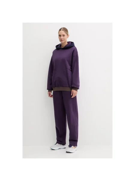Spodnie dresowe Emporio Armani Ea7 ze sznurkiem dwustronne niebieskie