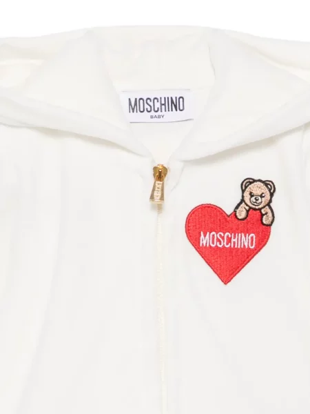 Hoodie Moschino λευκό