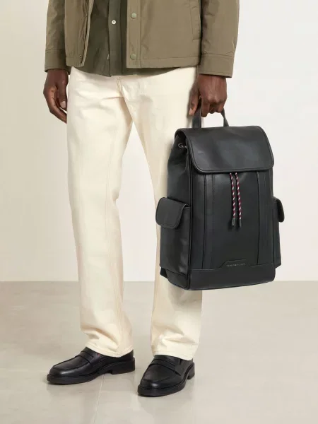 Tommy Hilfiger Plecak Th Texture Backpack czarny