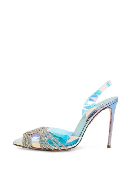 Pantofi cu toc Aquazzura slingback albastru