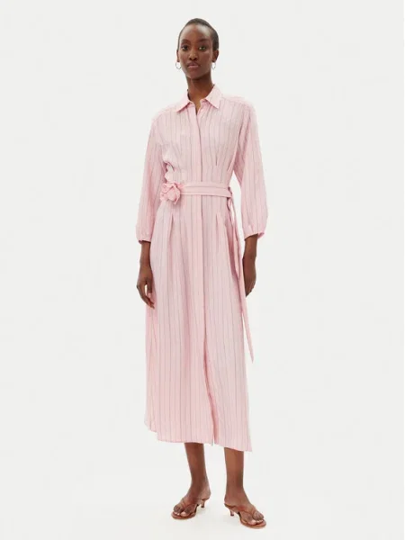 Marella Rochie tip cămașă Denis roz