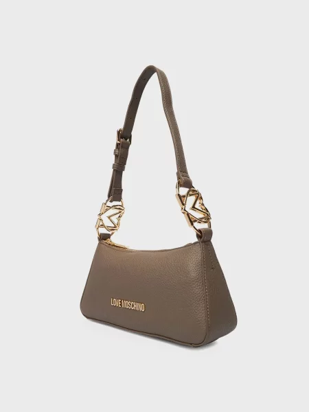 Сумка Moschino бежевая