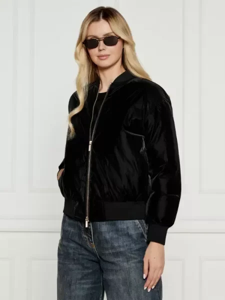 Armani Exchange Geacă bomber | Oversize fit negru