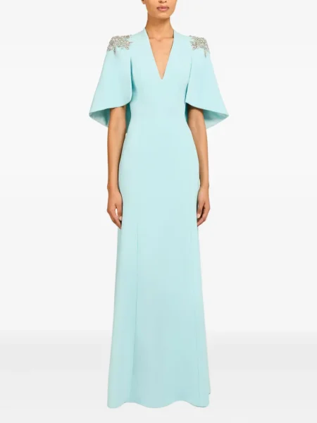 Rochie maxi Jenny Packham de costum albastru