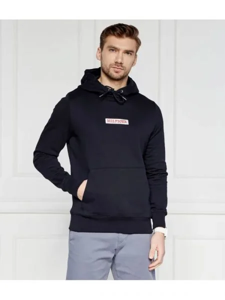 Tommy Hilfiger Pulóver MONOTYPE BOX kék