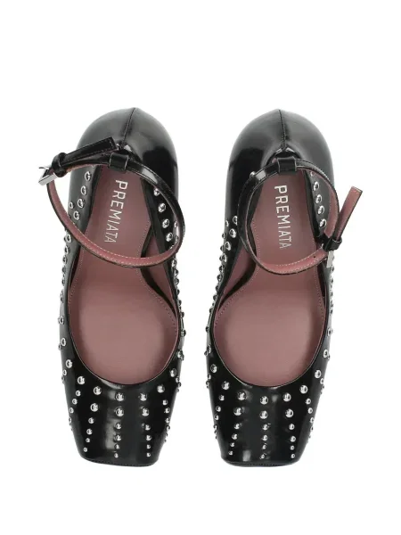 Pantofi cu toc Premiata cu tepi negru