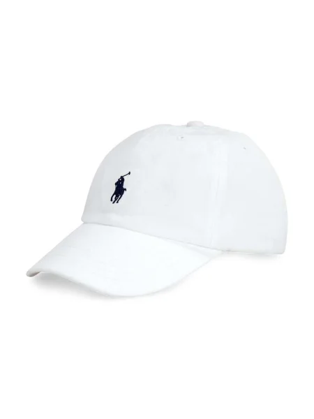 Šiltovka Polo Ralph Lauren s autogramom biela