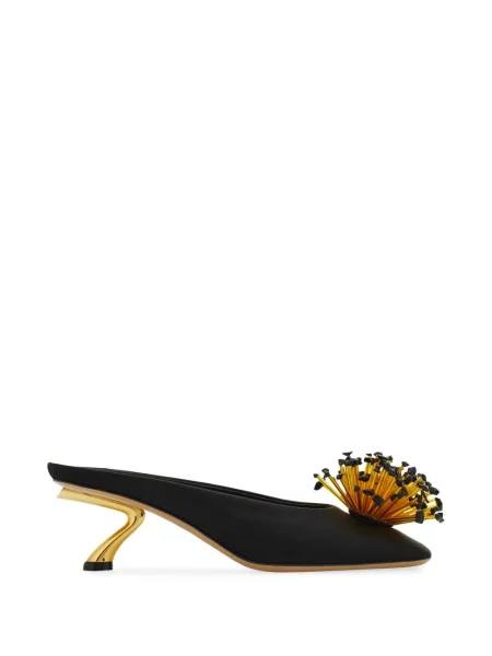Papuci tip mules Ferragamo negru