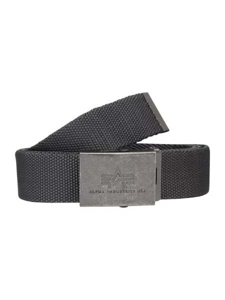 ALPHA INDUSTRIES Pas temno / srebrna siva