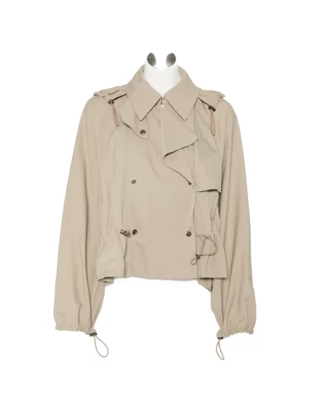 Geacă Burberry cu cordon maro