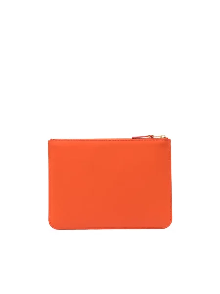 Peněženka Comme Des Garçons Wallet s potiskem s hadím vzorem oranžová
