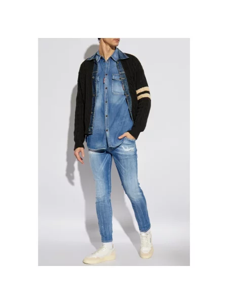 Koszula dżinsowa Dsquared2 niebieska