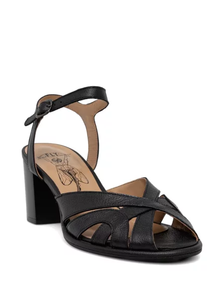 Pantofi cu toc Fly London cu bretele negru