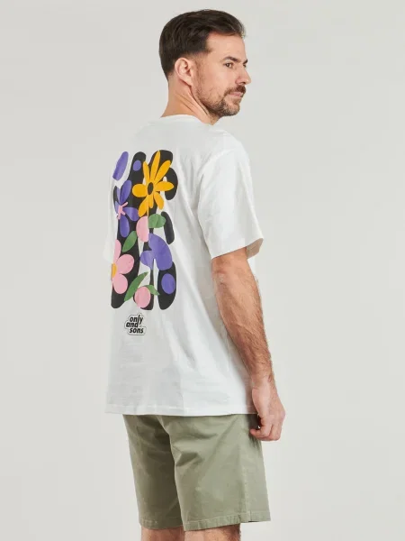 Tricou Only & Sons alb