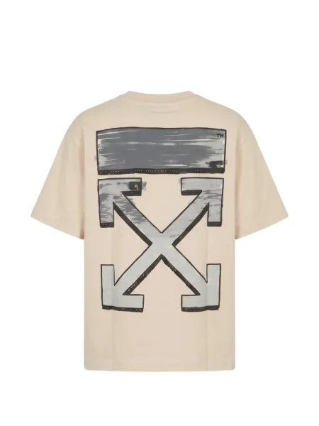Tricou Off-white cu imagine alb