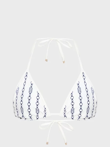 Купальник Tommy Hilfiger з принтом білий