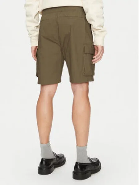 Calvin Klein Jeans Kratke hlače iz tkanine Khaki