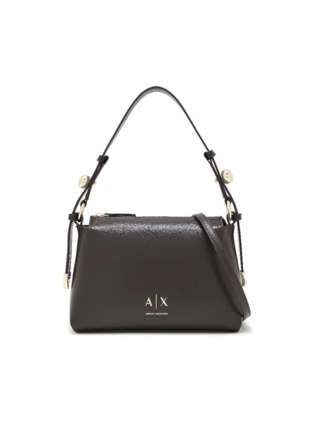 Geanta crossbody Eax din piele maro