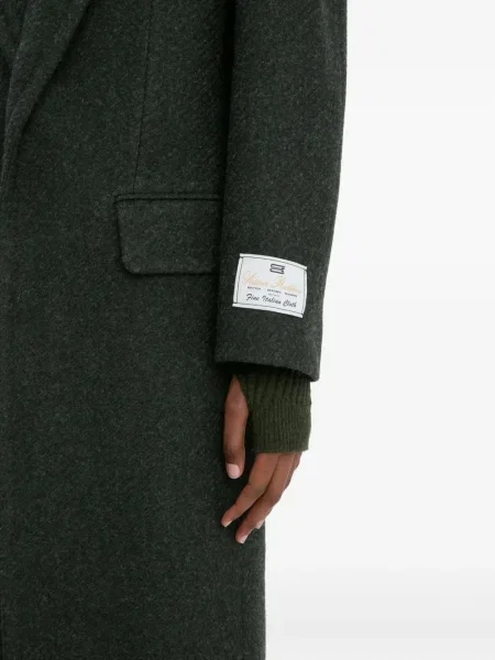 Palton Victoria Beckham de lână verde