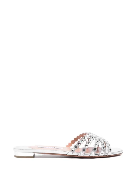 Sandale Aquazzura argintiu