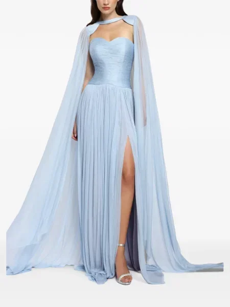 Rochie maxi Cristallini albastru