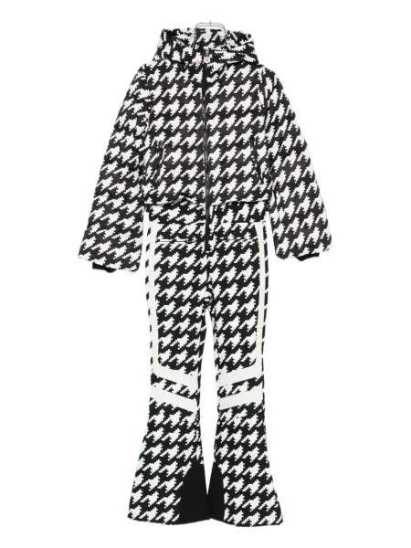 Kombinezon Perfect Moment z kapturem w pepitkę czarny