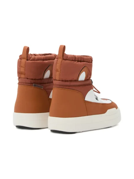 Botki dziecięce Moon Boot brązowe