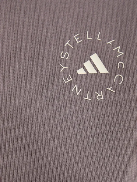 Пуловер Adidas By Stella Mccartney с кръгло деколте сиво