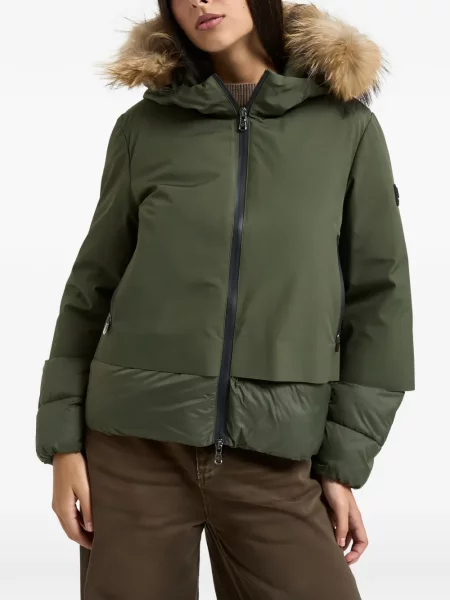 Geacă cu puf Canadian verde
