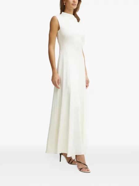 Rochie maxi Ivy Oak fără mâneci alb