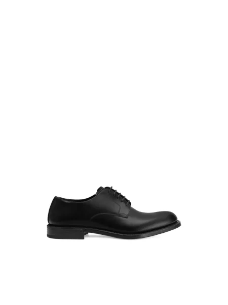 Derby Dolce And Gabbana skórzany czarny