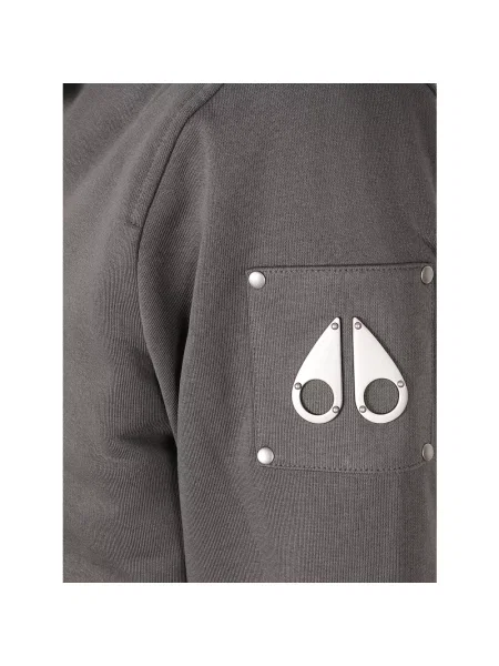 Bluza z kapturem Moose Knuckles klasyczna szara