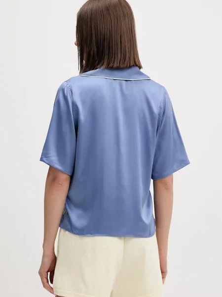 Calvin Klein Underwear pyžamová košile modrá