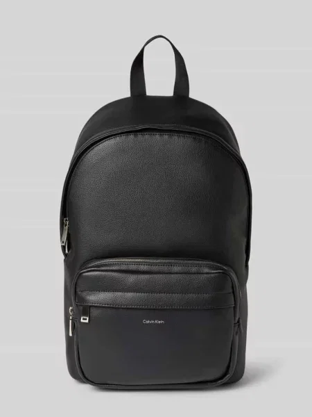 Calvin Klein plecak duży gładki czarny