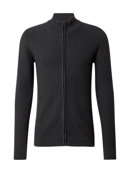 INDICODE JEANS Pletena jopa Marland' črna