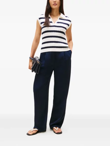 Pantaloni Tommy Hilfiger albastru